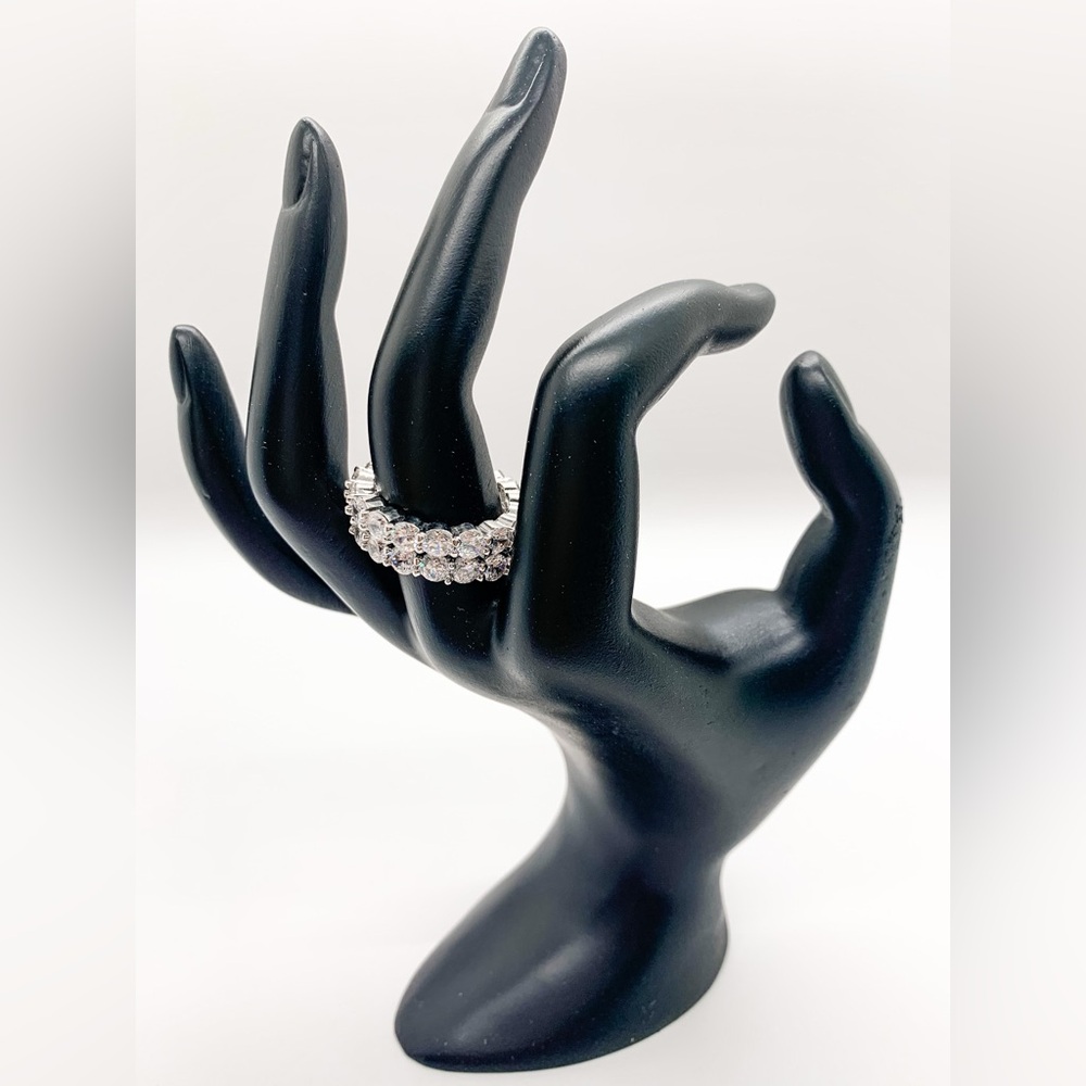 Cubic Zirconia Custard Ring